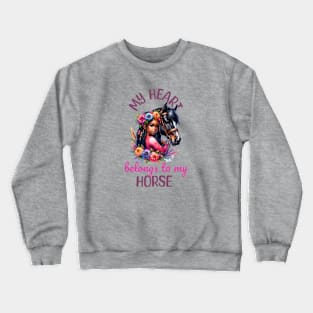 Horse Crewneck Sweatshirt